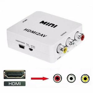 Conversor / Adaptadpr HDMI para AV (3 RCA) PLUSDATA