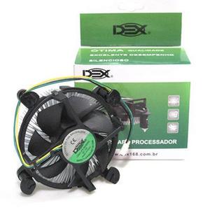 Cooler Microventilador Processador Intel 1155 1156 (Trava) DX-1155 DEX
