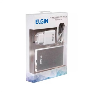 Kit Acessorios Carregador para Celular Micro USB (Residencial) ELGIN