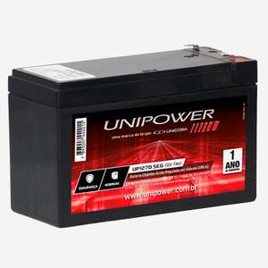 Bateria 12V 7Ah UP1270SEG UNIPOWER