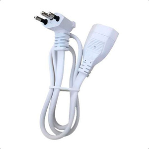 CORDÃO PROLONGADOR 90 PP PLANO 20A 3X2,50 mm2 - 2P+T - COR:BRANCA MEGATRON