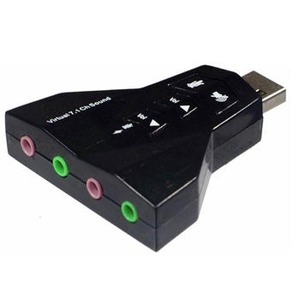 Adaptador Som Duplo Usb 7.1 EXBOM