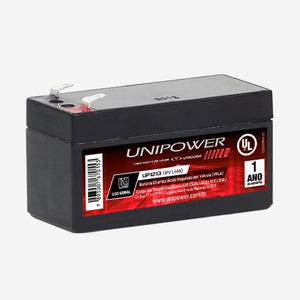 Bateria 12V 1.3Ah UP1213 UNIPOWER