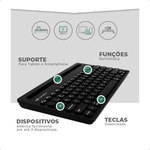 Teclado Sem Fio Bluetooth Multi-Device C3TECH