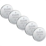 Bateria 3V CR2032 (com 5 unidades) ELGIN