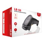 Leitor Laser Usb Codigo Barras e Boleto LB-50BK com Suporte C3TECH