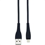Cabo USB Lightning (Iphone) 2.4A Preto 2 Metros Maketech