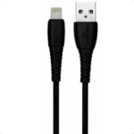 Cabo USB Lightning (Iphone) 2.4A Preto 2 Metros Maketech