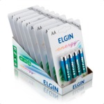 Pilha Alcalina AA LR6 Blister com 4 unidades ELGIN