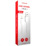 Cabo USB Lightning (Iphone) 2 Metros 2A CB-L20WH C3PLUS