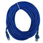 Cabo Rede Patch Cord CAT5e 10 Metros Azul DEX