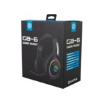 Headset (Fone + Microfone) Gamer P2+USB H120 com LED RGB GA-6 HOOPSON