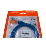 Cabo de Rede CAT 5e 1.5 Metros (Azul) PLUSCABLE