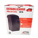 ESTABILIZADOR -300VA MONOVOLT 115V S/ CHA FORCE LINE