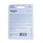 Pilha Recarregavel AAA 1000 mAh Blister com 2 unidades ELGIN