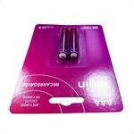Pilha Recarregavel AAA 1000 mAh Blister com 2 unidades ELGIN