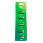 Pilha Bateria Alcalina 12V A27 Blister com 5 unidades ELGIN
