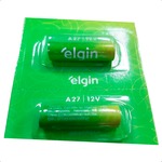 Pilha Bateria Alcalina 12V A27 Blister com 5 unidades ELGIN