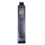 Cabo Usb para Iphone com Malha 2 Metros 2A Dourado CB-210GD C3TECH
