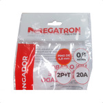 CORDÃO PROLONGADOR 90 PP PLANO 20A 3X2,50 mm2 - 2P+T - COR:BRANCA MEGATRON